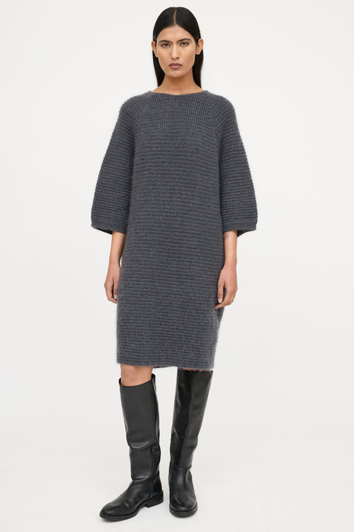 Eleventy Wool Knit Sweater Dress