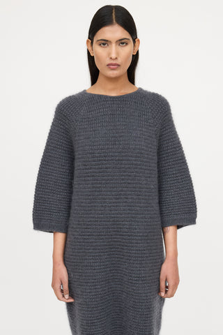 Eleventy Wool Knit Sweater Dress