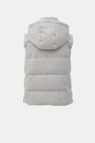 Eleventy Wool Down Puffer Vest