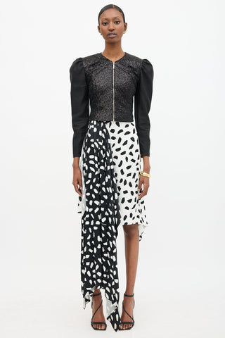 Elie Saab Sequin Cropped Jacket