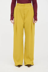 Elisabetta Franchi Straight Leg Pleated Trouser