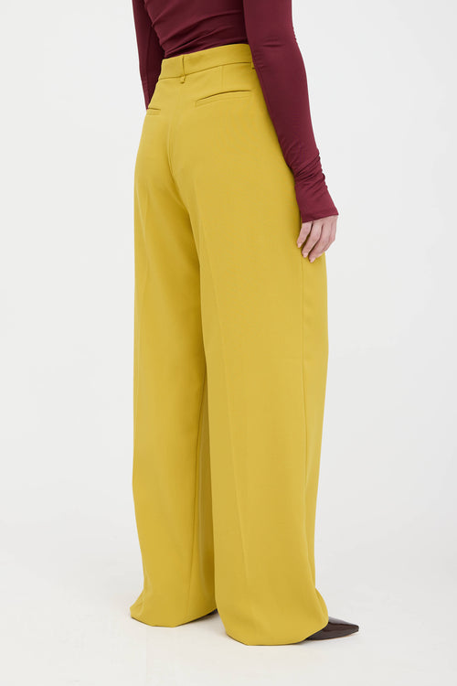 Elisabetta Franchi Straight Leg Pleated Trouser