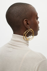 Ellery Swirl Hoop Earrings
