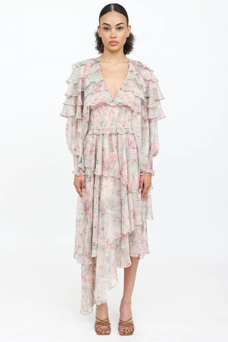 Elliatt Monica Ruffle Maxi Dress