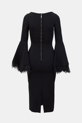 Elie Saab FW 2022 Flounce Sleeve Bodycon Dress