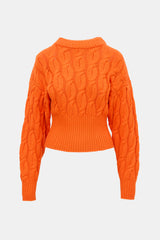 Emilia Wickstead Wool Cable Knit Sweater