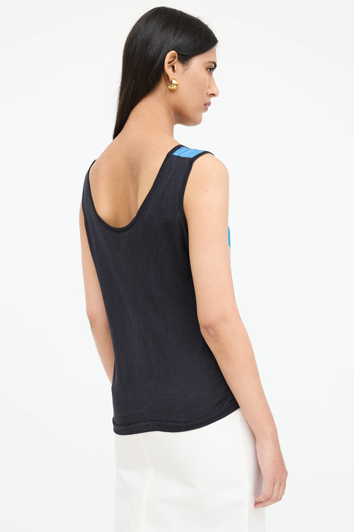 Emilio Pucci Silk Knit Patterned Top