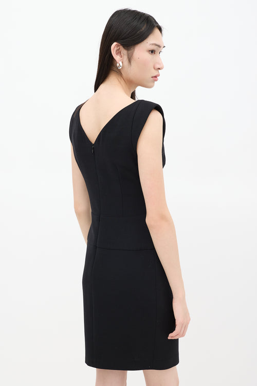 Emilio Pucci Black Wool Panelled Dress