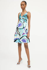 Emilio Pucci Printed Cutout Dress