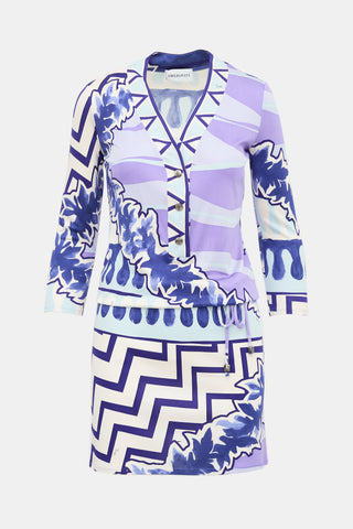 Emilio Pucci Jersey Knit Printed Dress