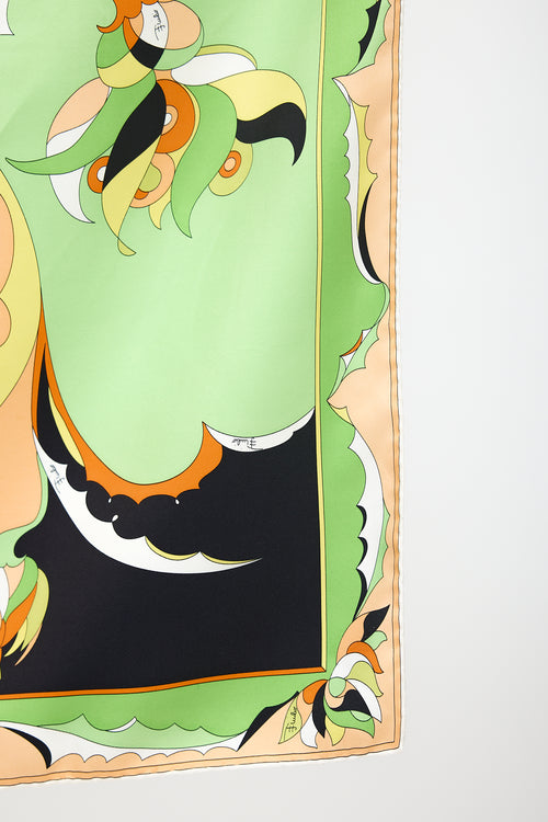 Emilio Pucci Silk Floral Scarf