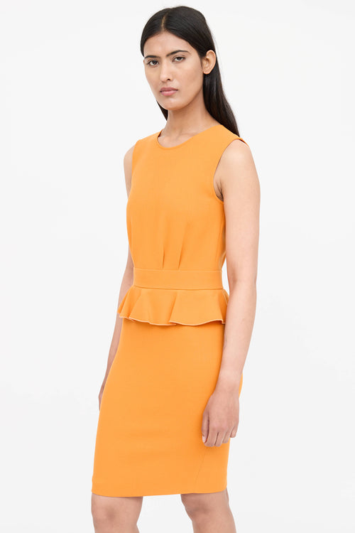 Emilio Pucci Wool Peplum Dress