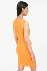 Emilio Pucci Wool Peplum Dress