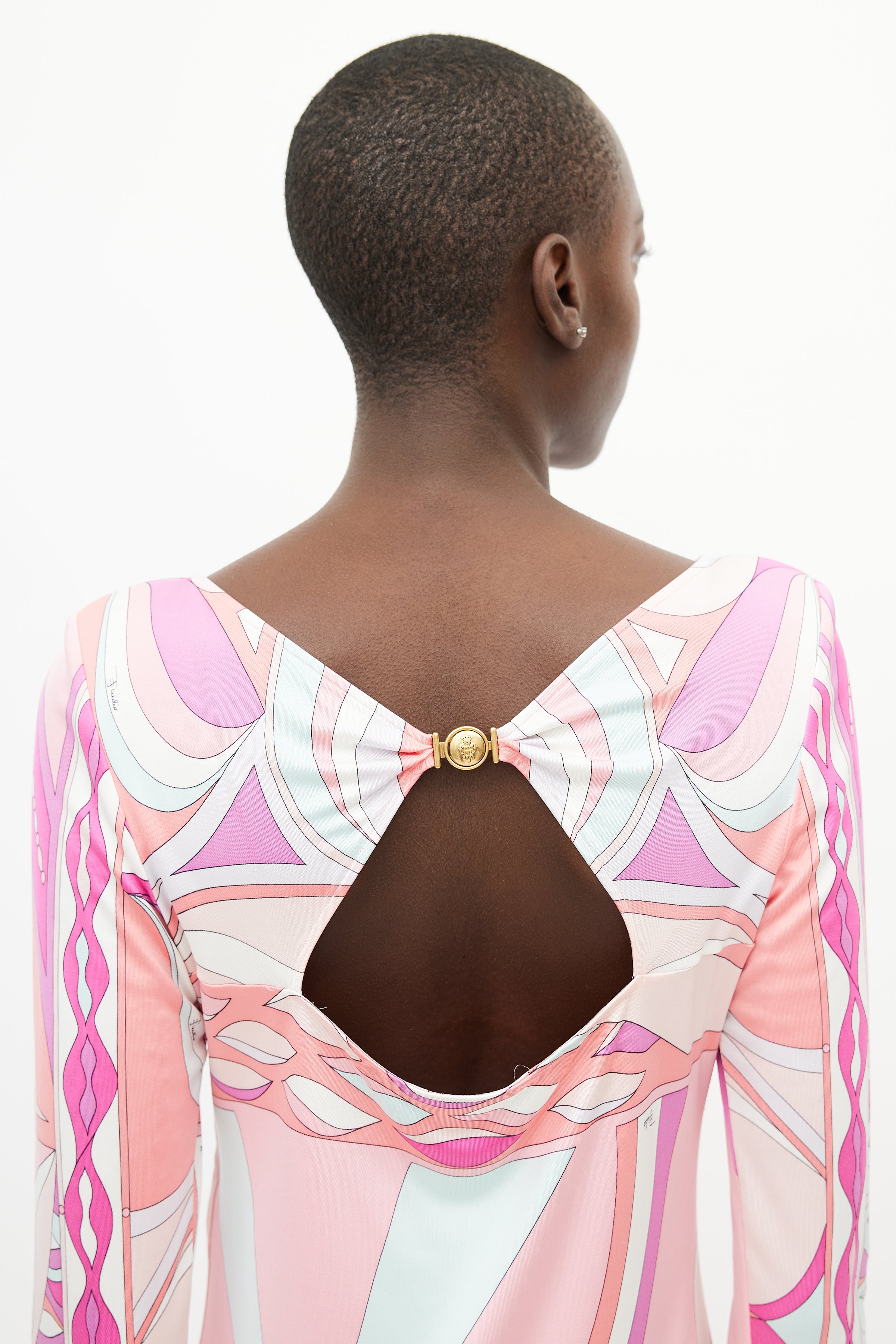 Emilio Pucci // Pink & Multicolour Silk Abstract Print Dress – VSP Consignment Emilio Pucci // Pink & Multicolour Silk Abstract Print Dress – VSP Consignment