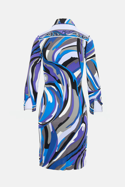 Emilio Pucci Printed Shirt Dress