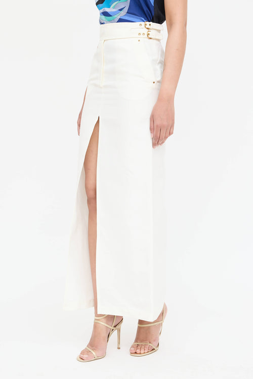 Emilio Pucci Buckled Maxi Skirt