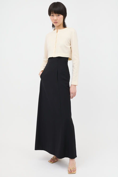 Emilio Pucci Wool & Nylon A-Line Skirt