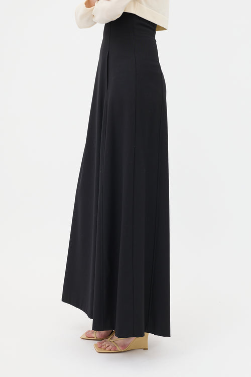 Emilio Pucci Wool & Nylon A-Line Skirt