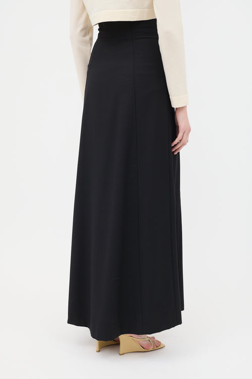 Emilio Pucci Wool & Nylon A-Line Skirt
