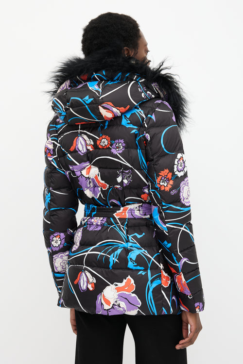 Emilio Pucci Down Floral Printed Coat