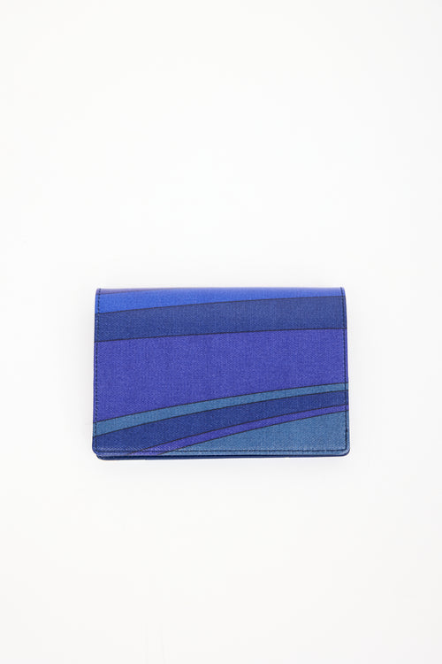 Emilio Pucci Geometric Print Passport Holder
