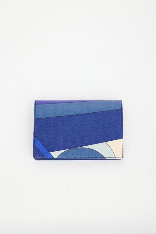 Emilio Pucci Geometric Print Passport Holder