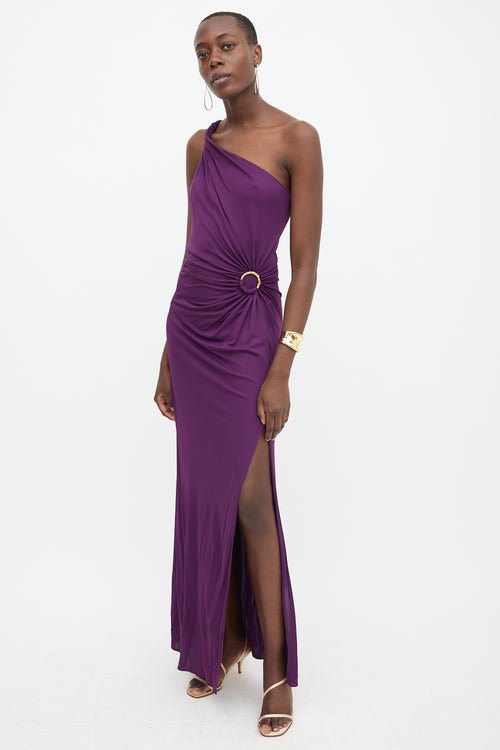 Emilio Pucci Jersey One Shoulder Dress