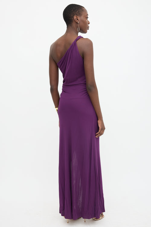 Emilio Pucci Jersey One Shoulder Dress