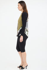 Emilio Pucci Knit Geometric Print Top