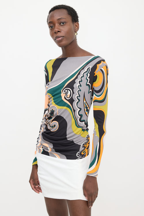 Emilio Pucci Knit Printed Top