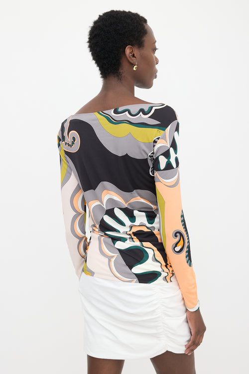 Emilio Pucci Knit Printed Top