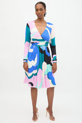 Emilio Pucci Printed Pleat Dress