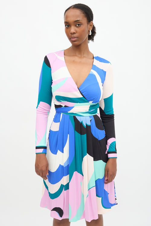 Emilio Pucci Printed Pleat Dress