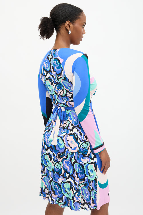 Emilio Pucci Printed Pleat Dress