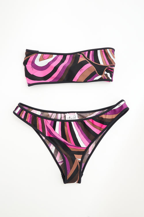 Emilio Pucci Printed Two Piece Swimsuit