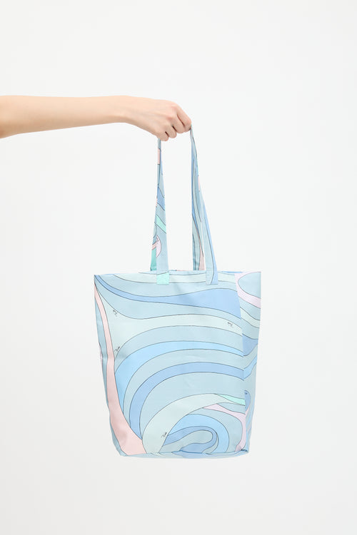 Emilio Pucci Satin Miami Tote Bag