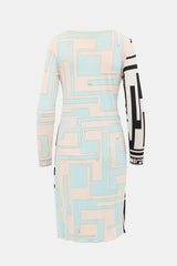 Emilio Pucci Silk Jersey Knit Printed Dress