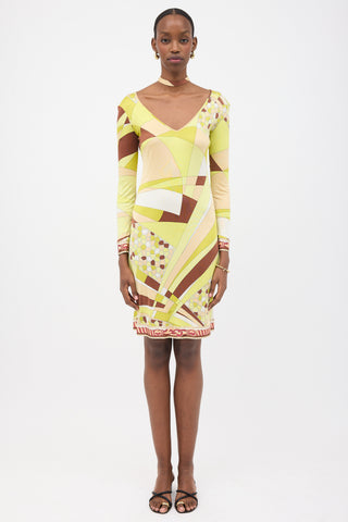 Emilio Pucci Silk Jersey Printed Dress
