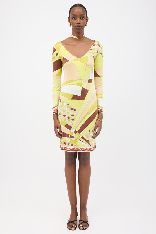 Emilio Pucci Silk Jersey Printed Dress