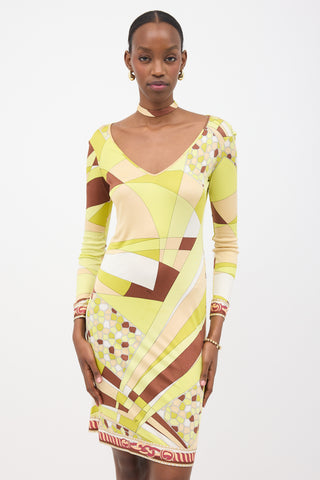 Emilio Pucci Silk Jersey Printed Dress