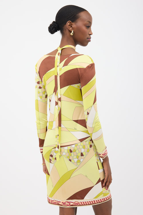 Emilio Pucci Silk Jersey Printed Dress