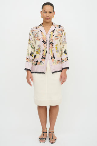 Emilio Pucci Silk Palm Springs Shirt