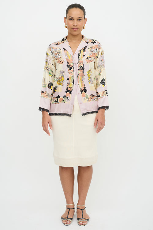 Emilio Pucci Silk Palm Springs Shirt