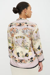 Emilio Pucci Silk Palm Springs Shirt