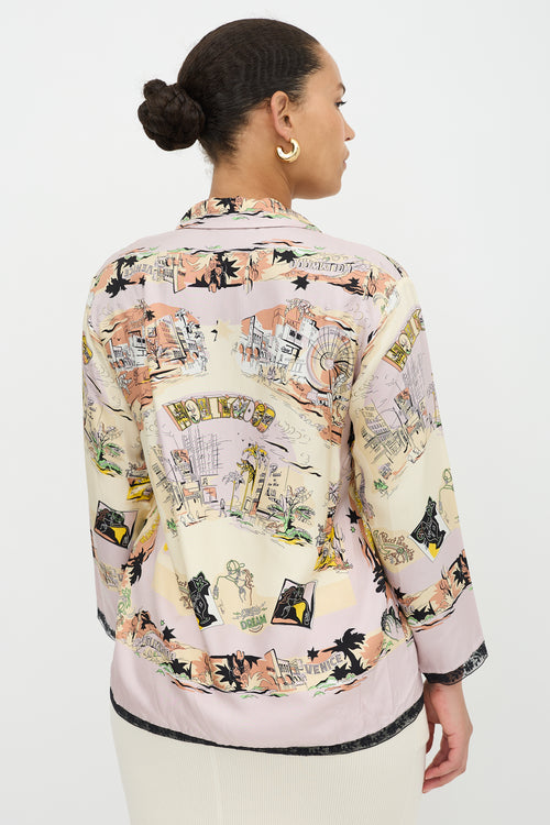Emilio Pucci Silk Palm Springs Shirt