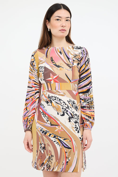 Emilio Pucci Silk Printed Dress