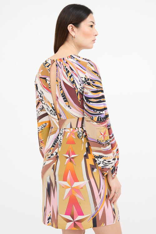 Emilio Pucci Silk Printed Dress
