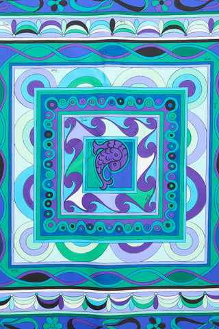 Emilio Pucci Twill Printed Square Scarf