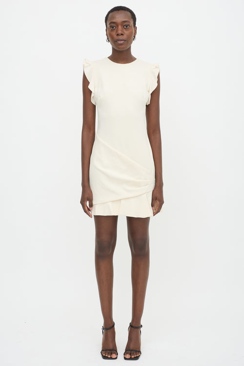 Emilio Pucci Wool Ruffled Dress