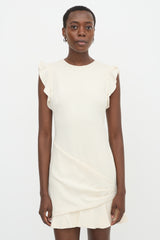 Emilio Pucci Wool Ruffled Dress
